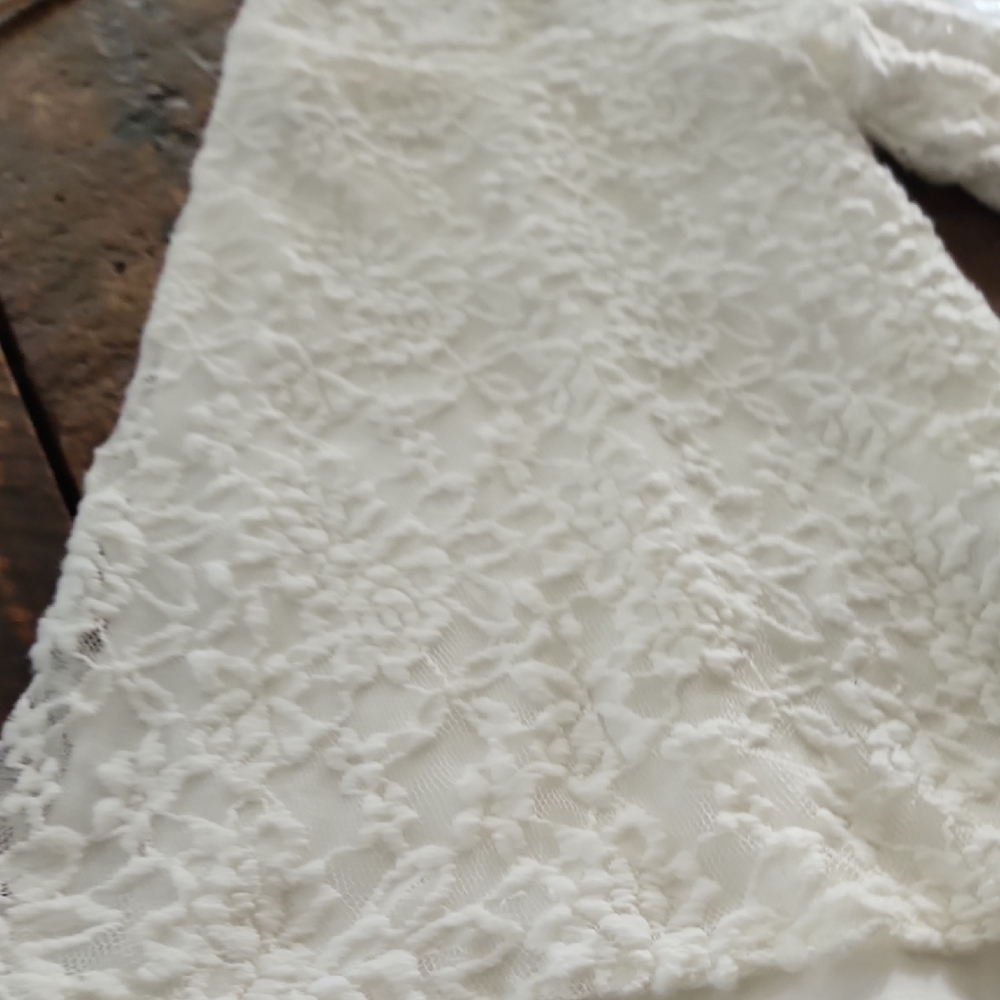 Abercrombie & Fitch Cream Lace Blouse - Picture 6 of 6
